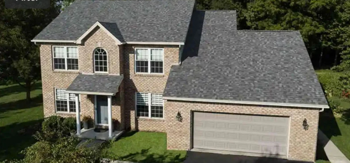 Residential roof - after replacement