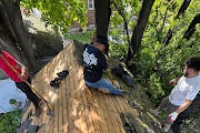 Roof replacement with plywood decking
